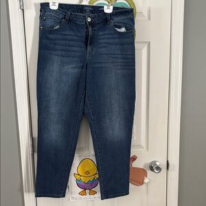 Revery Classic Blue Cropped Jeans